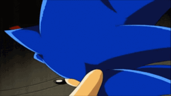 Dark Sonic Transformation GIF
