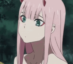 Darling In The Franxx Zero Two Shameface Anime GIF