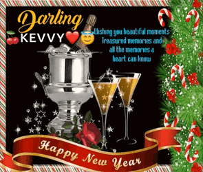 Darling Kevvy Happy New Year Wishes GIF