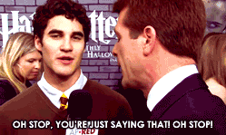 Darren Criss Oh Stop It You GIF