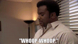 Darryl Whoop Whoop Moment In The Office GIF
