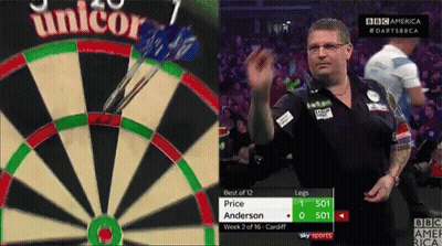 Dart Board Saying Unicorn GIF