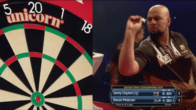 Dart Board Saying Unicorn GIF