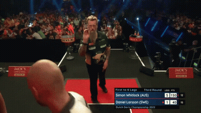 Dart Board With Winmau GIF