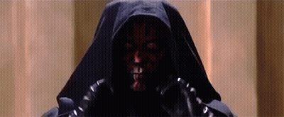 Darth Maul Close Up Hood GIF