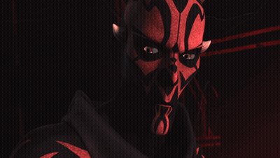 Darth Maul Close Up With X On Chest GIF