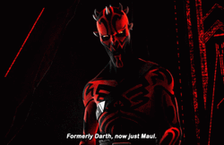 Darth Maul Formerly Darth Now Just Maul GIF