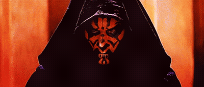 Darth Maul In Hooded Cloak GIF
