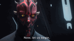 Darth Maul So It Begins GIF