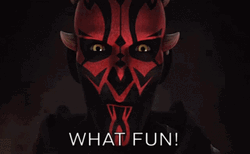 Darth Maul What Fun GIF