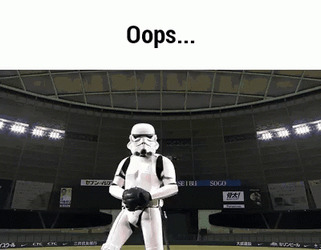Darth Vader And Stormtrooper Destroying Death Star GIF