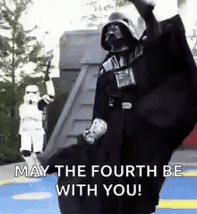 Darth Vader Dancing May The Fourth GIF