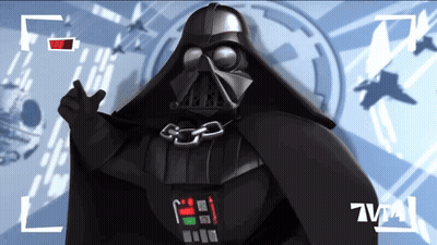 Darth Vader Giving Middle Finger
