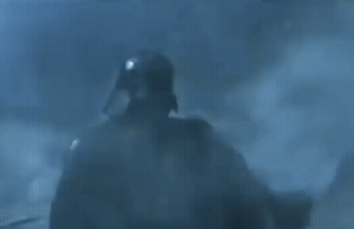 Darth Vader In Helmet And Armor GIF