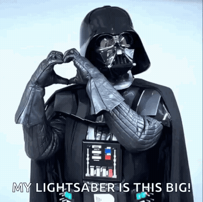 Darth Vader Making Heart Gesture GIF