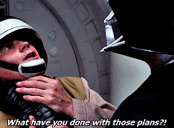 Darth Vader No Being Violent GIF