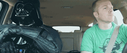 Darth Vader Noooo Car Hauling Dance GIF