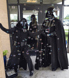 Darth Vader Noooo Playing Bubbles  GIF