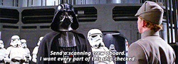Darth Vader Noooo Scanning Crew Aboard GIF