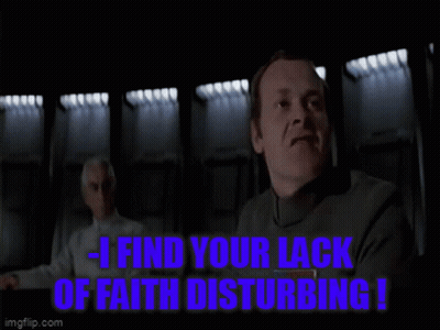 Darth Vader Saying I Find Your Lack Of Faith Disturbing GIF