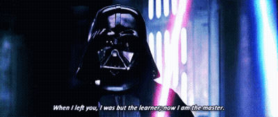 Darth Vader Says When I Left You I Was But The Learner GIF