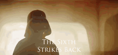 Darth Vader Silhouette The Sixth Strikes Back GIF