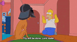 Darth Vader The Simpsons GIF