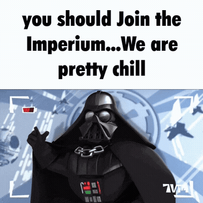 Darth Vader Thumbs Up Saying You Should Join The Imperium We Are Pretty Chill GIF