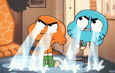 Darwin And Gumball Crying With Tears GIF