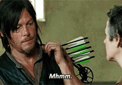 Daryl Dixon Mhmm With Nod GIF
