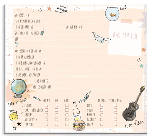 Das Bin Ich Paper Sticker