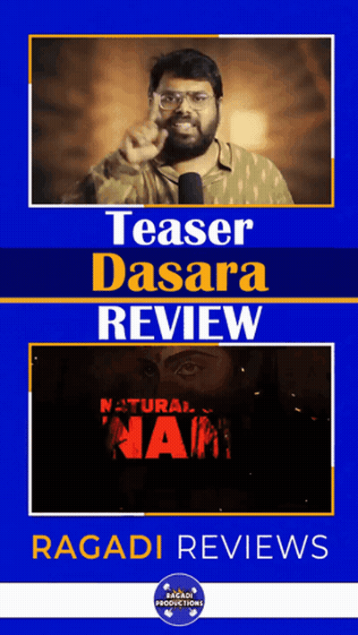 Dasara Teaser Poster Review GIF