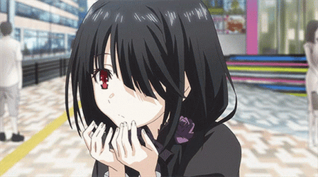 Date A Live Excited Happy Kurumi GIF