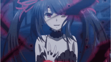 Date A Live Kurumi Be Careful GIF