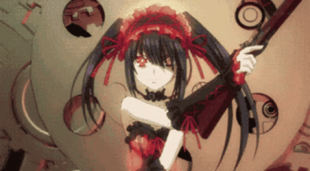 Date A Live Kurumi Iconic Time GIF