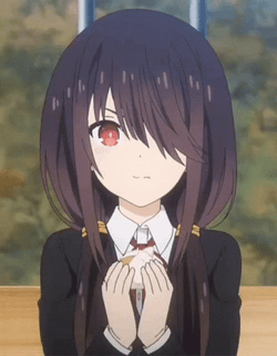Date A Live Kurumi Lovely Eating GIF