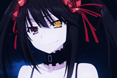 Date A Live Kurumi Seductive Smile GIF
