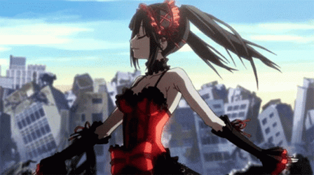 Date A Live Kurumi Spinning GIF