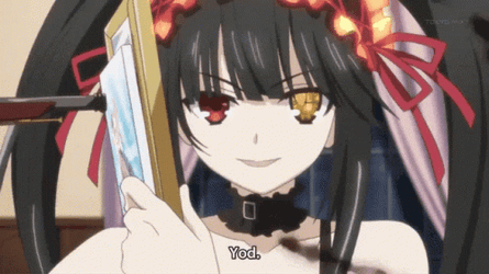 Date A Live Kurumi Stunning Gun Shot GIF
