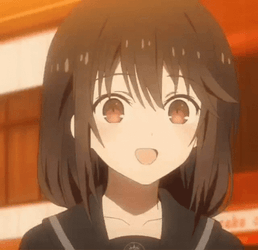 Date A Live Kurumi Surprise Smiling GIF