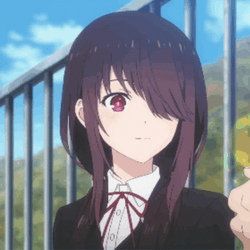 Date A Live Kurumi Surprised Shock GIF