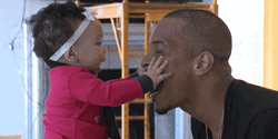 Daughter Playing Happy Father's Day GIF
