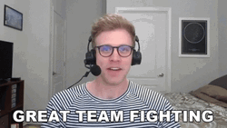 Dave Olson Cheering Team Awesome Fighting GIF