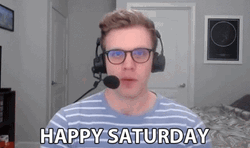 Dave Olson Happy Working Saturday GIF