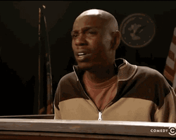 Dave's Chappelle Not Here Man Huh GIF