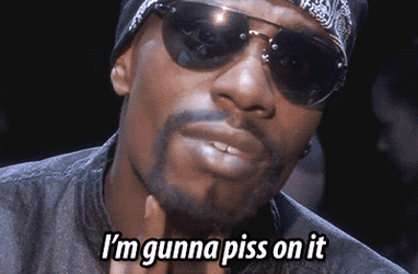 Dave's Chappelle Not Here Man Piss On It GIF