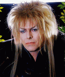 David Bowie Rare Hairstyle GIF