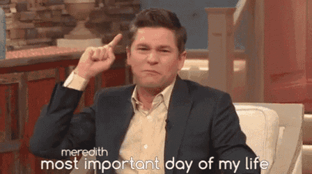 David Burtka Tells Us About The Most Important Day Of His Life On The Meredith Vieira Show! GIF