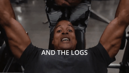 David Goggins And The Logs GIF