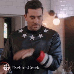 David Rose Annoyed Face Palm Schitts Creek GIF
